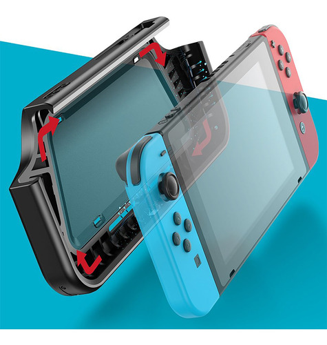 Imagen 2 de 8 de Funda Nintendo Switch Baseus Proteccion Contra Golpes Caídas