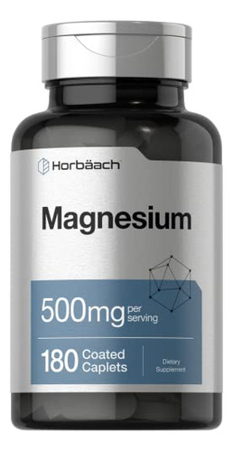 Suplemento Horbach Óxido De Magnésio 500 Mg 180 Cápsulas