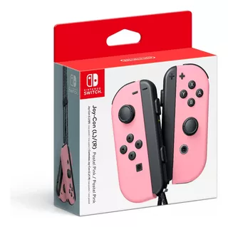 Control Nintendo Joy Con Rosado Pastel Color Rosa Pálido