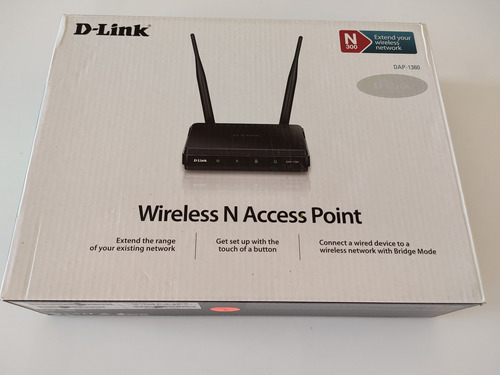 Repetidor N Acces Point D-link Dap-1360 Extensor Wifi N 300