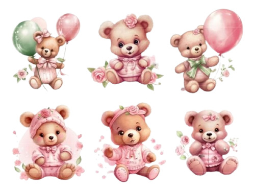 Imágenes Digitales Osos Rosas 112450192