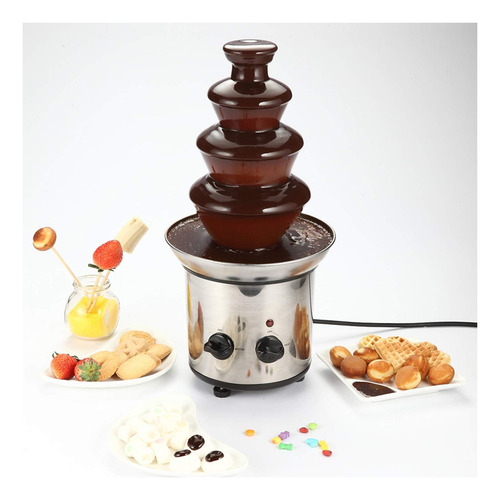 Fuente De Fondue De Chocolate Luqeeg, Máquina De Fuente De 4
