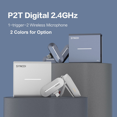 Sistema De Micrófono Inalámbrico Synco P2t 1-trigger-2 2.4g