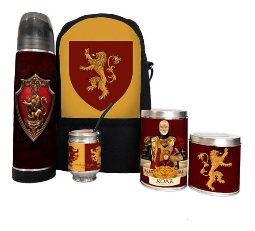 Juego De Mate Equipo Matero Got Lannister Lumilagro Set