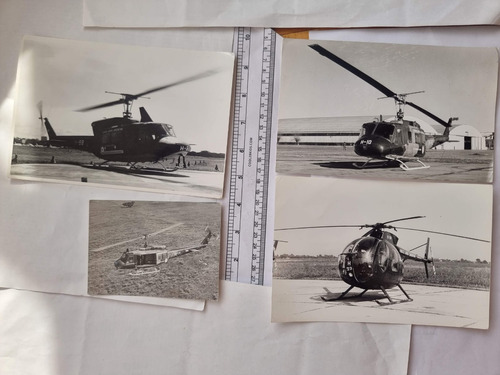 Fotografía Fuerza Aerea Helicopteros 4 Fotos Años  70