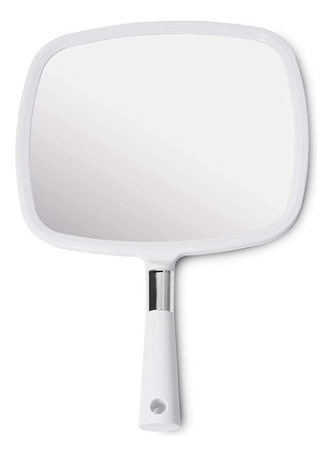 Espejo De Mano Grande Mirrorvana® Con Mango Cómodo Para Muje