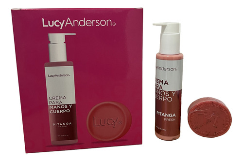 Lucy Anderson Crema Manos/cuerpo 150g + Jabon Tonif Pitanga Todo Tipo De Piel Día/noche