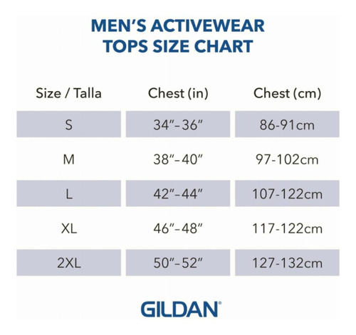 Gildan Playera De Algodón Para Hombre, Estilo G64000,