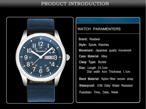 Reloj Importado Readeel Deportivo Hombre Fechador