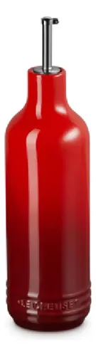 Porta Oleo Le Creuset 600ml Signature Em Cerâmica Vermelho