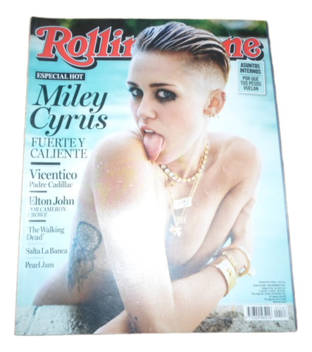 Rolling Stone 188 Miley Cyrus Pearl Jam Salta La Banca Ghost (Usado)