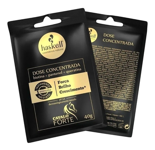 Haskell Cavalo Forte Dose Concentrada 40g Tratamento 1 Min