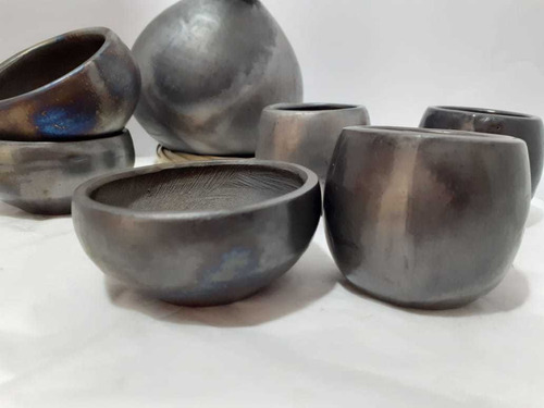 Imagen 5 de 6 de 6 Mezcaleras Y 1 Afuera De Barro Negro Oaxaca 100% Artesanal