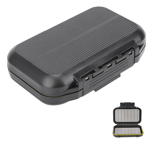 Cebo De Pesca Portátil Fly Black, Impermeable, De Doble Capa