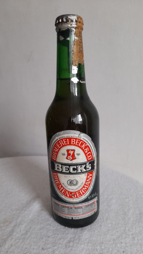 Botella De Cerveza Beck's / Alemania. Coleccionable 