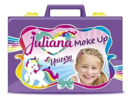 Valija Maquillaje Juliana Make Up Unicorn Unicornio Grande