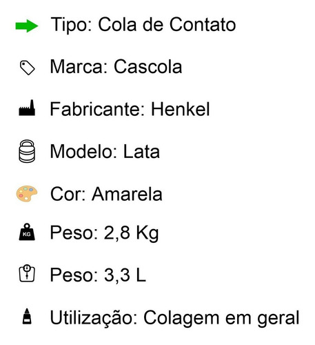 Imagem 3 de 7 de Cola Cascola Adesivo De Contato Placa Forrorama Placas Pvc