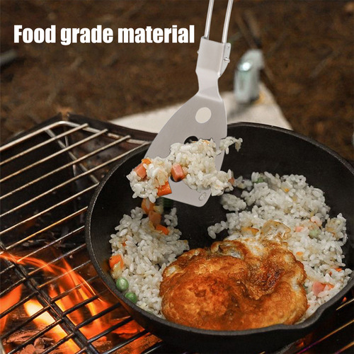 Pala De Desmontaje Plegable Para Acampar De Acero Inoxidable