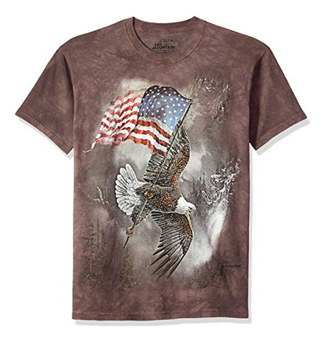 Camiseta The Mountain Con Diseño De Águila Para Hombre