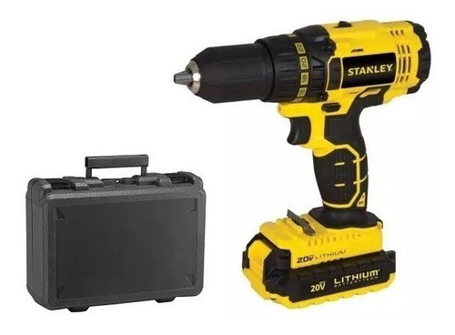 Taladro Inalambrico Stanley 20v Percutor Sch201c2k Maletin