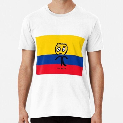 Remera Pi Boy Colombia Algodon Premium