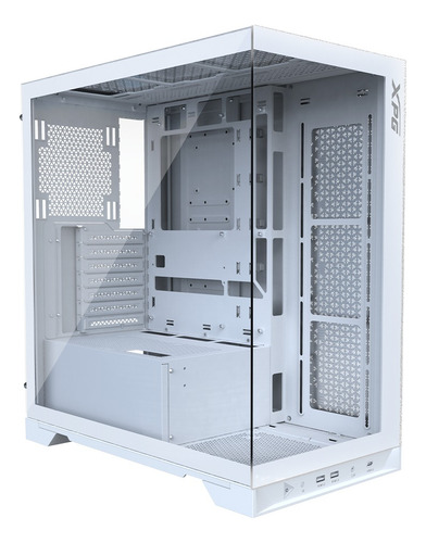 Gabinete Gamer Xpg Invader X Ventana Midi Tower 5vent Blanco