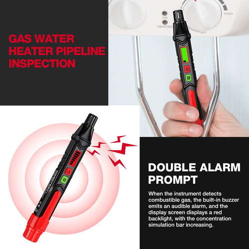 Habotest Ht60 Detector De Fugas Gas Tipo Lápiz Con Alarma