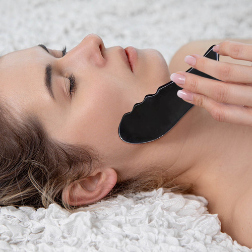 Peine Con Forma De Cuerno Negro De Q Facial Tools, Herramien
