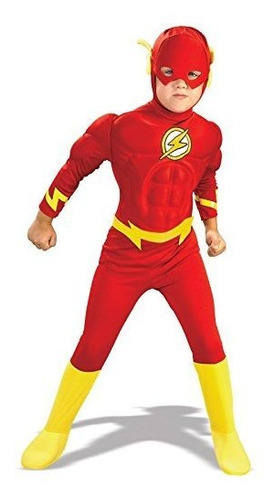 Rubie's Dc Comics Deluxe Muscle Chest The Flash - Disfraz In