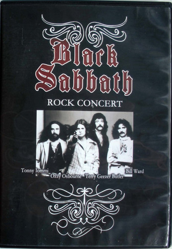 Dvd - Black Sabbath - Rock Concert