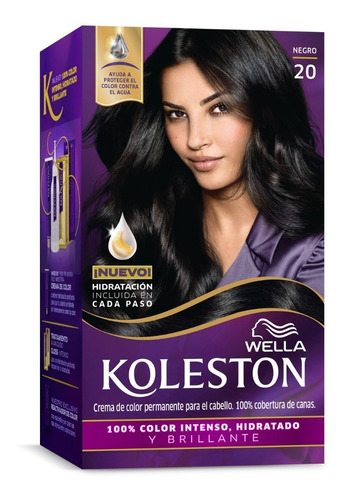 Tintura Wella Koleston Kit Permanente Negro 20