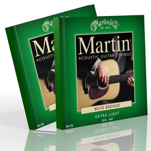 1 cuerda Martin M170 Bronze Extra Light 010 para guitarra