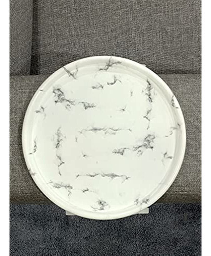Mesa Con Clip Para Brazo De Sofá Con Estampado De Mármol, Me