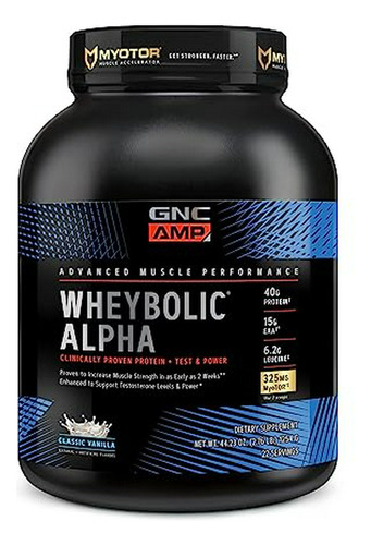 Amp Wheybolic Alpha Con Proteína En Polvo Myotor | Fórmula D