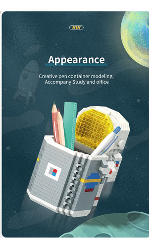 Juguete Creativo De Microbloques Astronauta