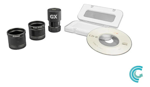 Kit Microscopio Trinocular 1600x C/ Monitor + Câmera 2mp
