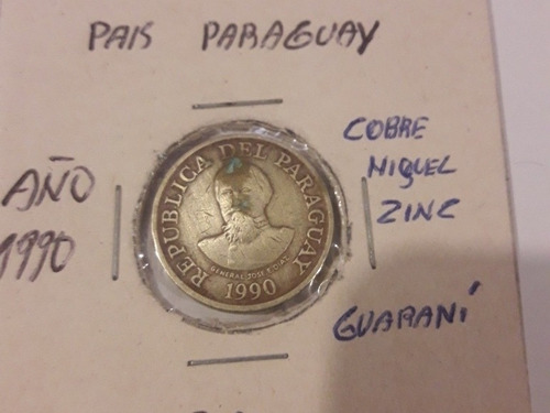 Moneda De Paraguay Año 1990 Sin Sircular 100  Guaraní 