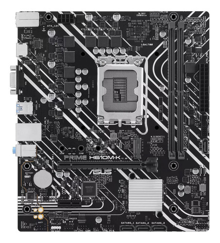 Tarjeta Madre Asus Prime H610m-k Lga 1700 2x Ddr5 Micro Atx