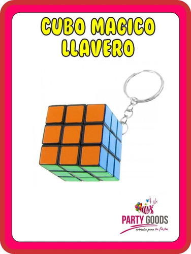 Llavero Cubo Magico Rubik Regalo Souvenir Oferta Hoy! Envios