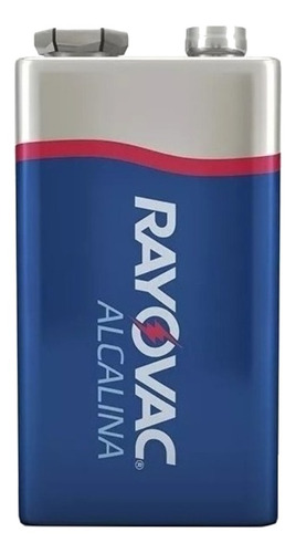 Imagem 2 de 2 de Pilha Rayovac Alcalina 9V Retangular - 1 Unidade