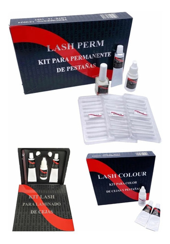 Kit 3en1: Lash Original Permanente + Tinte + Laminado