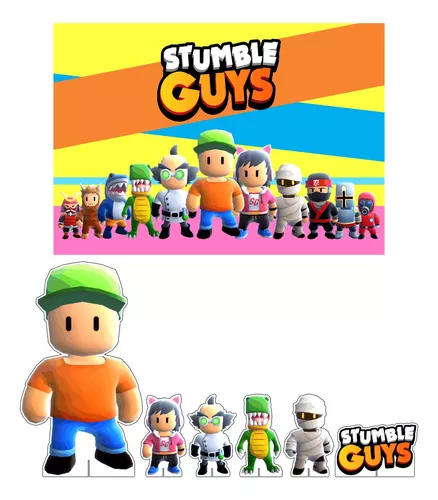 Stumble Guys Kit 10 Peças