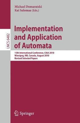 Libro Implementation And Application Of Automata - Michae...