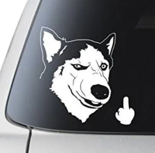 Calcomanía Sticker Para Carro The Wolf Diseño Unico