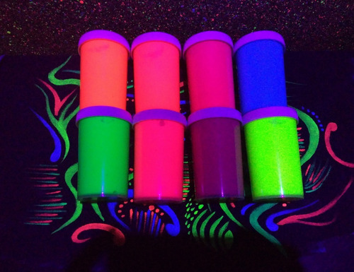 Pintura Neon - Set 8 Und. X 375grs. (c/u)