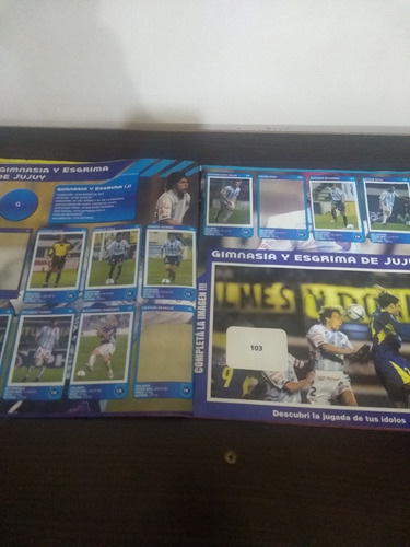 Álbum Apertura 2005 Panini. Incompleto. (3) (Usado)