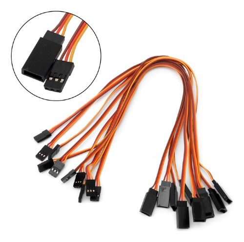 Cable Extension Para Servomotor Mg995 Y Mg996 20cm 5 Piezas