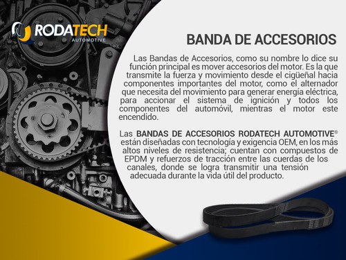 Banda Accesorios Micro-v Rodatech 740li L6 3.0l 2013 A 2015
