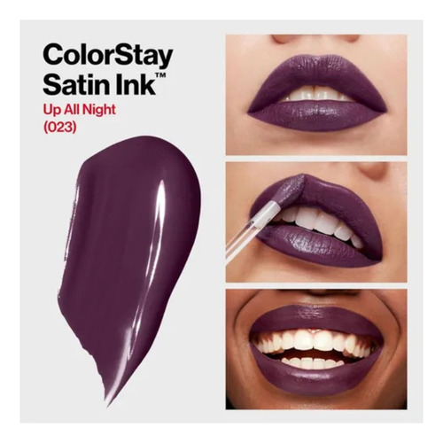 Revlon Colorstay Satin Ink Labial Liquido 023 Up All Night 023 Toda La Noche