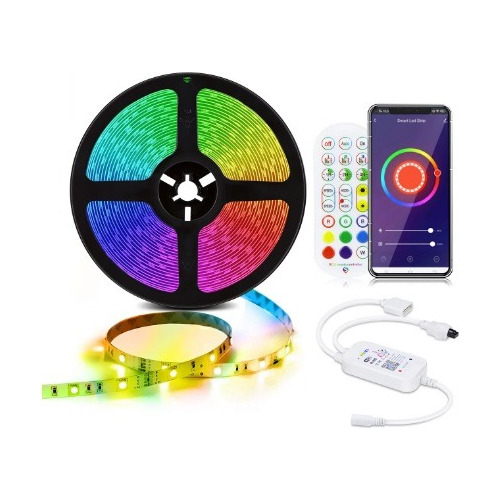 Tiktok Cinta Luces Rgb Led Colores Bluetooth Adhesiva